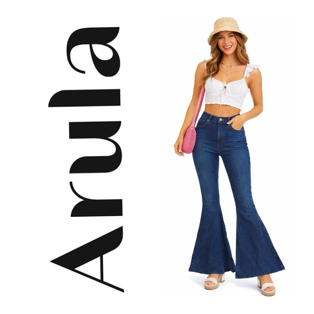 ARULA Altar’d State Hi Rise Flare Jeans